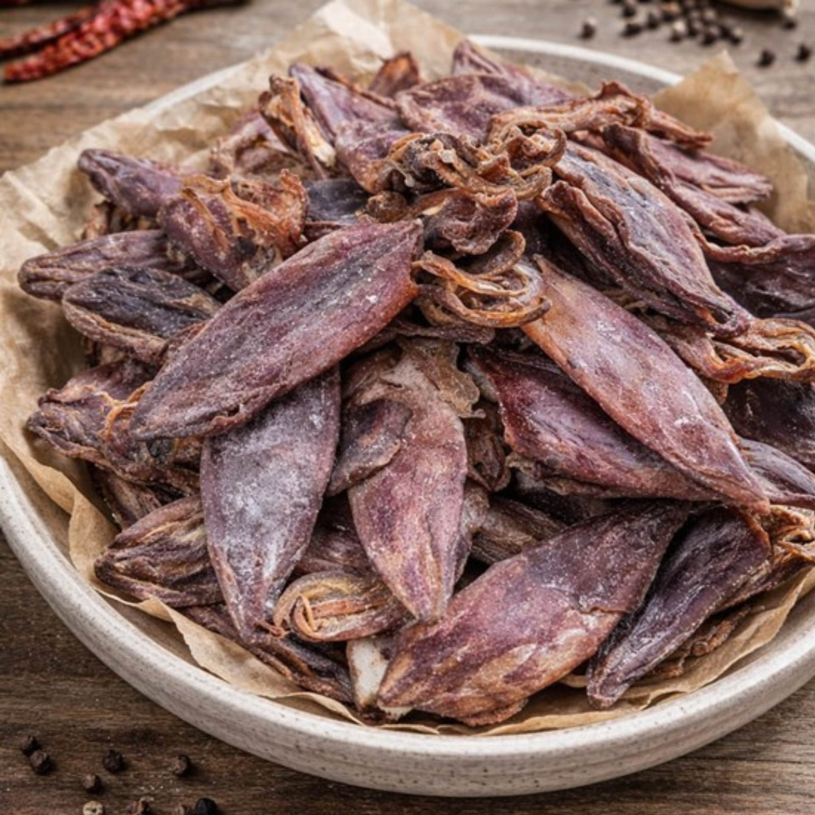 4 Squid Dry Fish – 1kg - Image 1